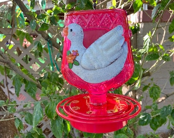 Hummingbird Feeder, Crown Royal Bottle, Metal Duck, Mosaic Glass