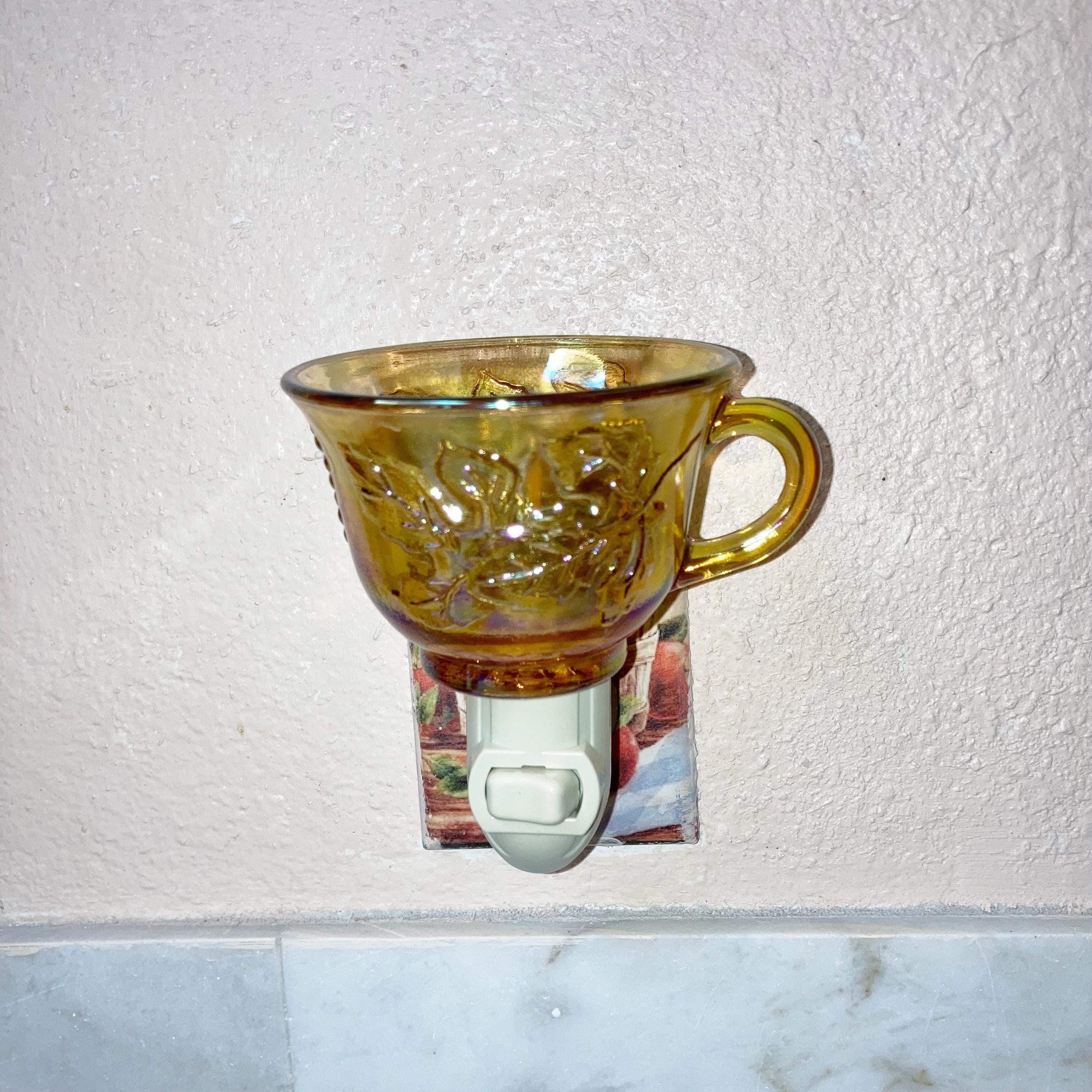 Vintage Glass Night Light - Etsy