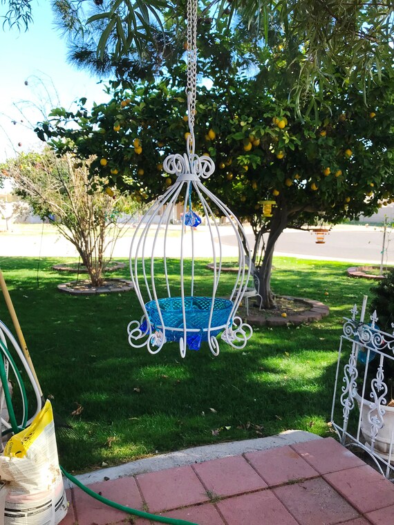 Bird Feeder Seed Feeder Thistle Feeder Chandelier Outdoor Etsy