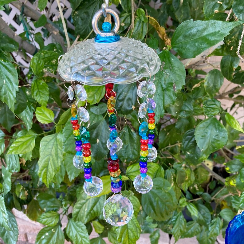 Sun Catcher Glass Beads Chandelier Prism Suncatcher Glass Etsy