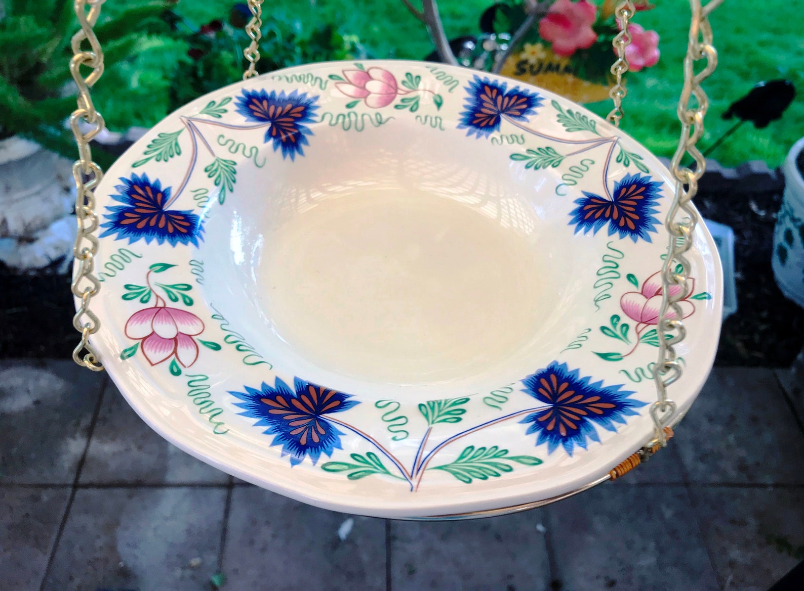 Bird Bath Bird Feeder Hanging Bird Bath Henry Ford Vintage Etsy