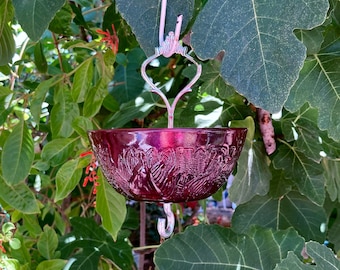 4 Pack Solid Copper Hummingbird Feeder Ant Moats, Handcrafted Ant