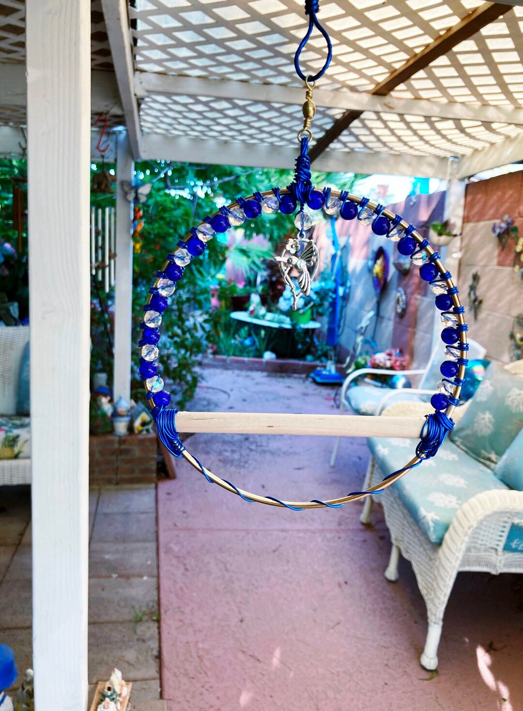 Hummingbird Swing, Small Bird Swing, Hummingbird Perch, Swing, Tree