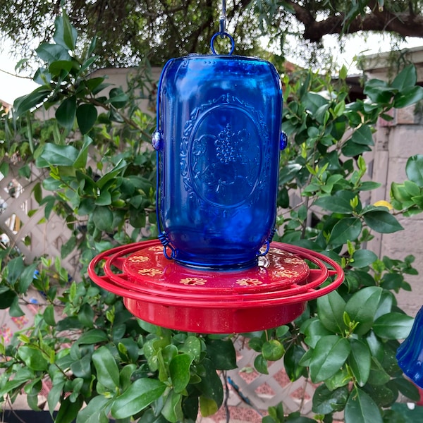 Mason Jar Hummingbird Feeder Base Etsy