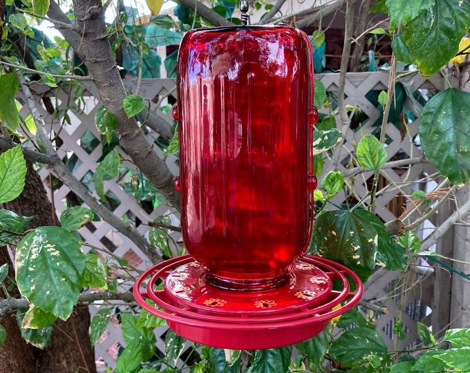 Mason Jar Hummingbird Feeder, Bird Feeder, 64 Oz Mason Jar, Hummingbird