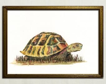 プリント - 砂漠のカメ、カメのプリント、カメ - カメのアート壁画