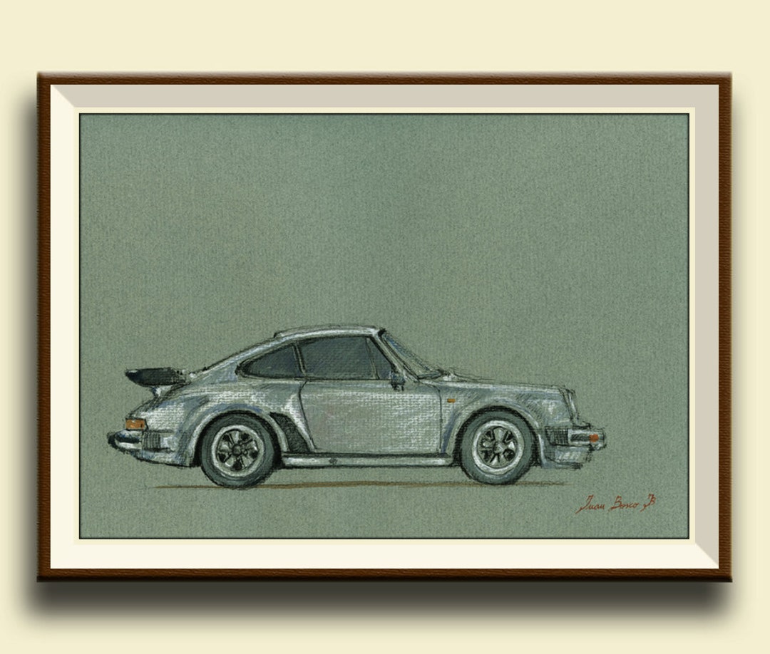 プリント-ポルシェ911 930ターボ - ポルシェクラシック - プリント