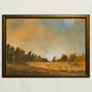 Olio su carta raffigurante un paesaggio marino con una pineta a Salinas, dipinto della costa di Forestland, illustrazione di una pineta, paesaggi delle Asturie di Juan Bosco.