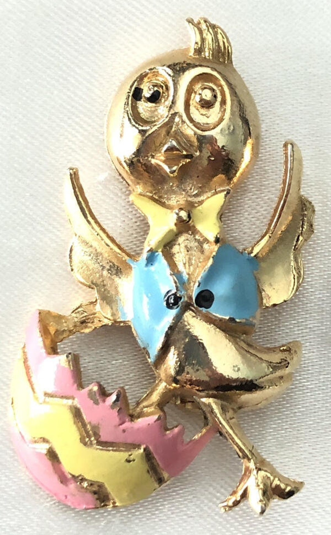 Vintage BEATRIX BJ Easter Egg Duck/chicken Hatchling Pin/brooch - Etsy