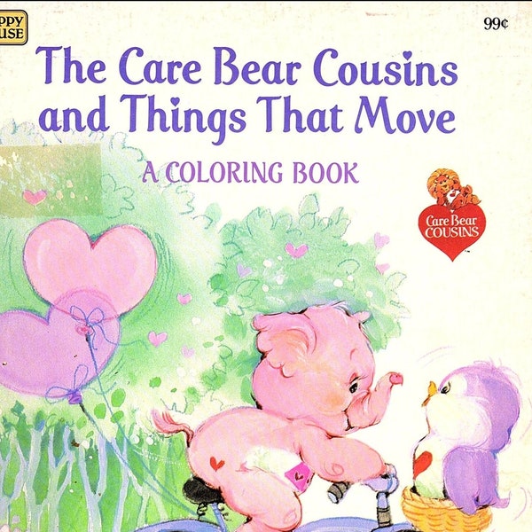 PDF file Care Bear Cousins vintage coloring book PDF scan