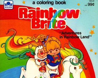 Download Rainbow Brite Book Etsy