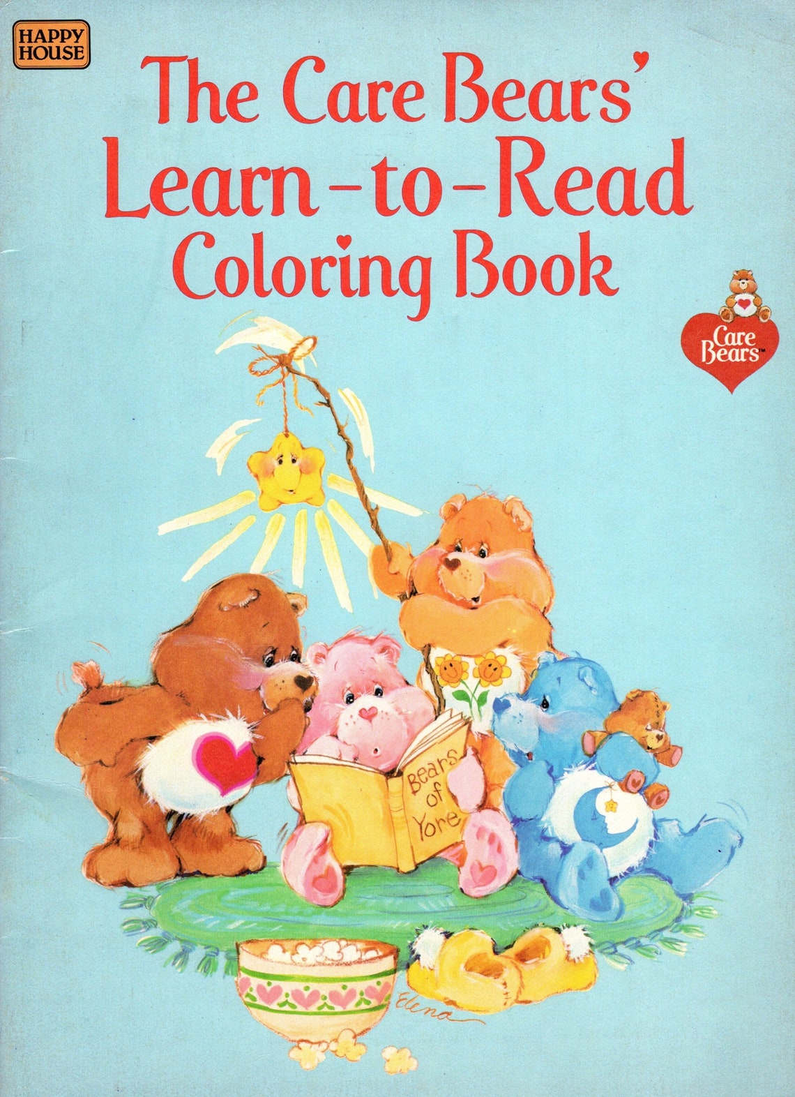 PDF File Care Bears Vintage Coloring Book PDF Scan - Etsy