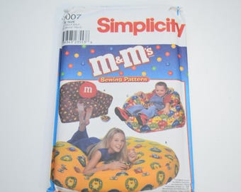 M&M's Simplicity 9007 children's armchair beanbag chair floor pillow