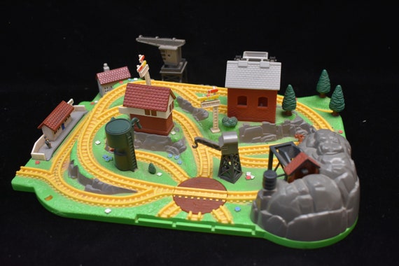 thomas bluebird miniature playset