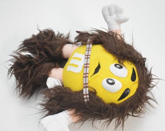 Yellow M&M as Chewbacca 7.5" tall Star Wars