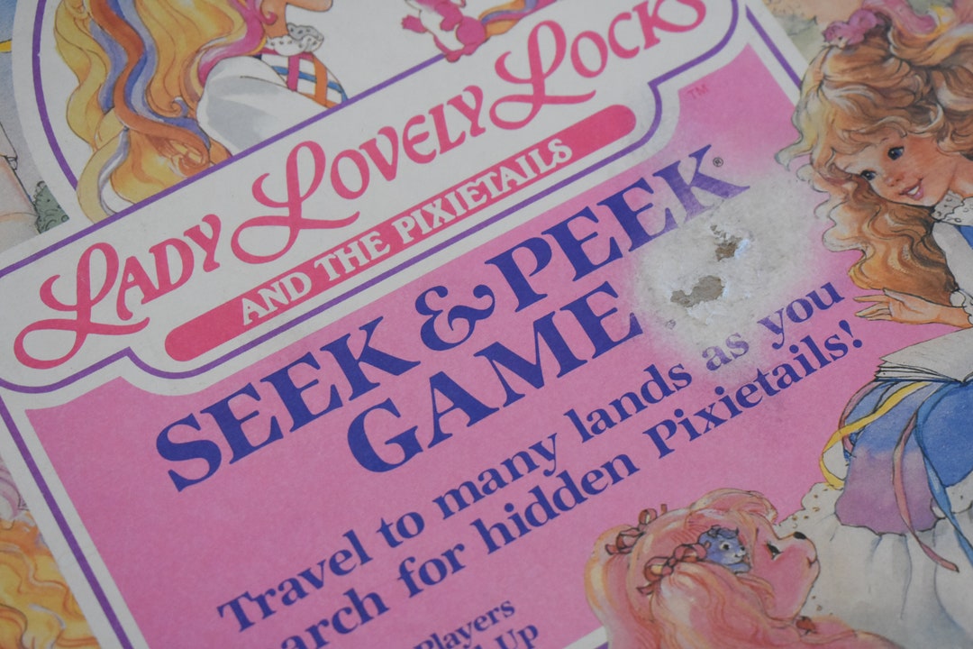 Vintage Lady Lovely Locks Board Game Missing 2 Pieces Etsy