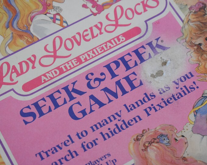 Vintage Lady Lovely Locks Board Game Missing 2 Pieces Etsy