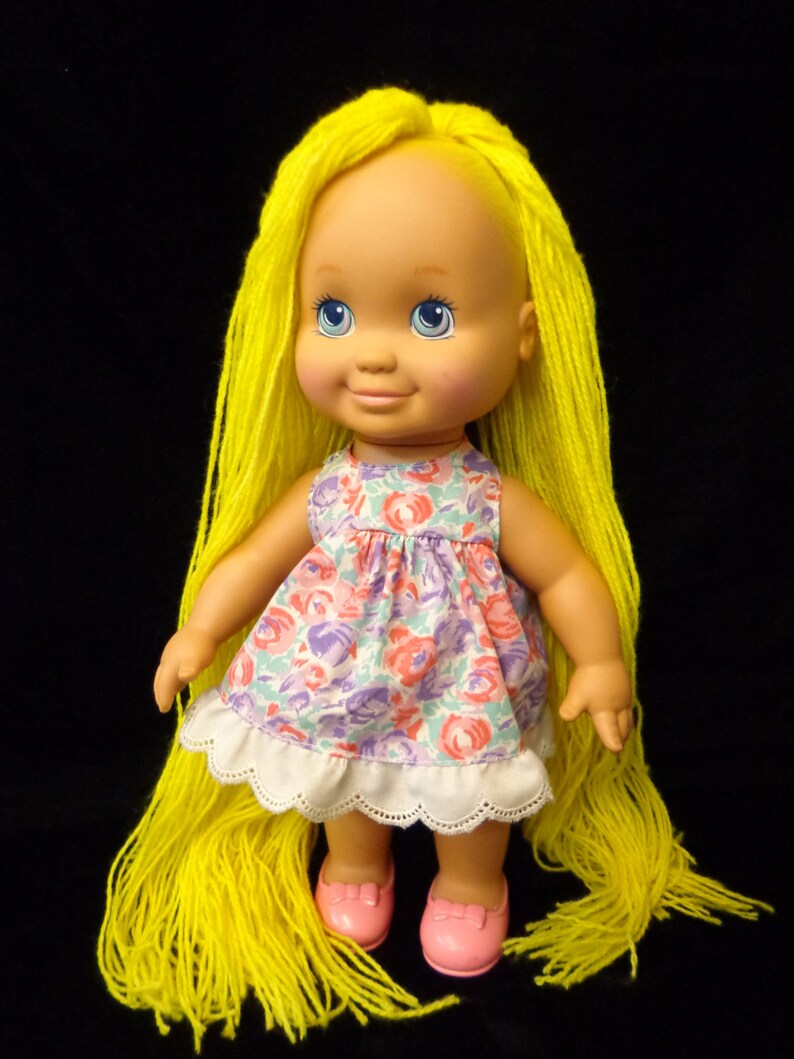 Vintage Playskool Pretty Cut & Grow doll / Cut and Grow / Cut Etsy