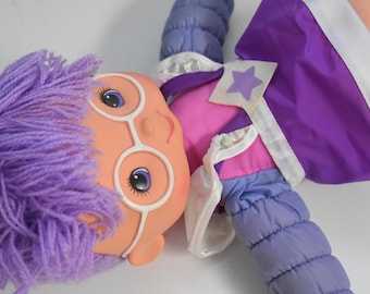 1980s Hallmark Shy Violet Rainbow Brite 18" plush doll