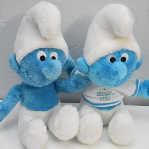1979 Smurf Plush - Etsy