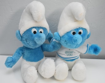I Smurf You 10" Plush Doll Vintage 1979 Peyo Wallace Berrie