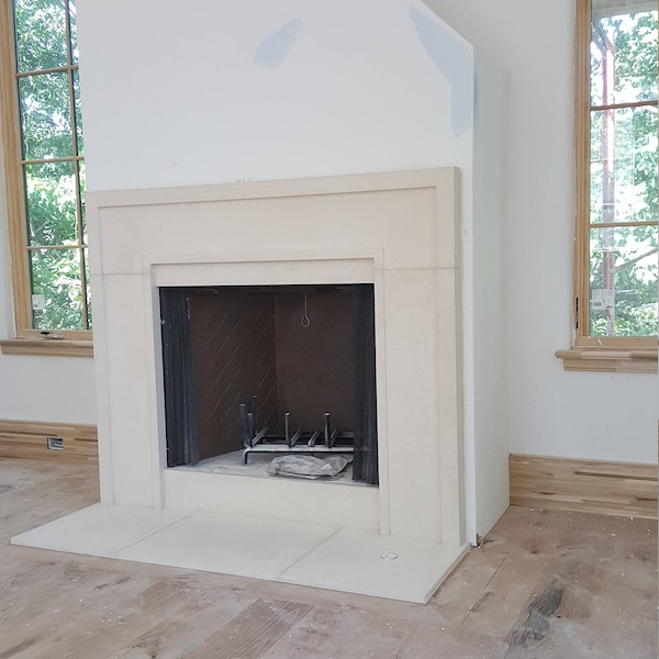 Cast Stone Fireplace Surround Etsy