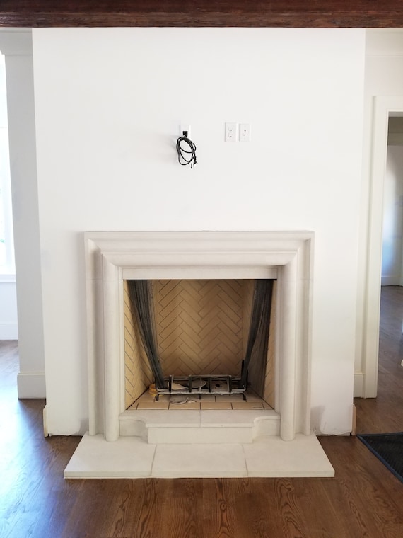 Cast Stone Mantel Surround Etsy