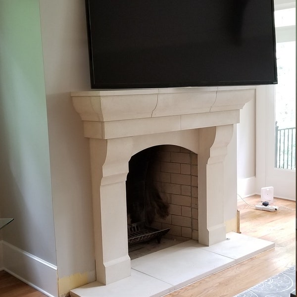 Cast Stone Fireplace Surround Etsy