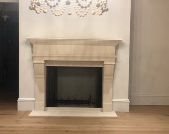Cast Stone fireplace surround