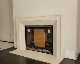 Modern cast stone  Fireplace