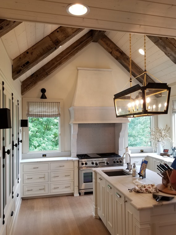 Shiplap & Barnwood Vent Hood 