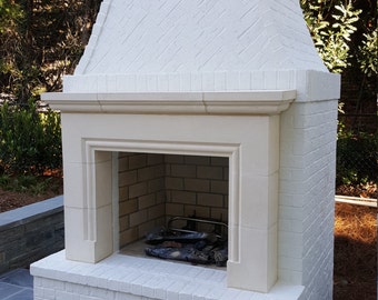 Cast Stone Fireplace MANTEL ONLY - Etsy