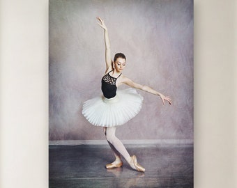 Neo-Classique Ballerina Fine Art Print, Ballet Dancer Wall Decor, Dance Studio Art