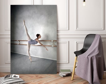Ballerina Penchee Art Print: Dancer Portrait, Elegant Home Decor