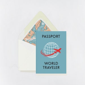 World Traveler Passport Invitation, Airplane Birthday, Plane Birthday, Around the World Party, Airplane Baby Shower, Jet Setter Party