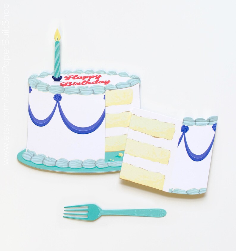 Die-cut Birthday Cake Placemat - 12 Sheets main image 1