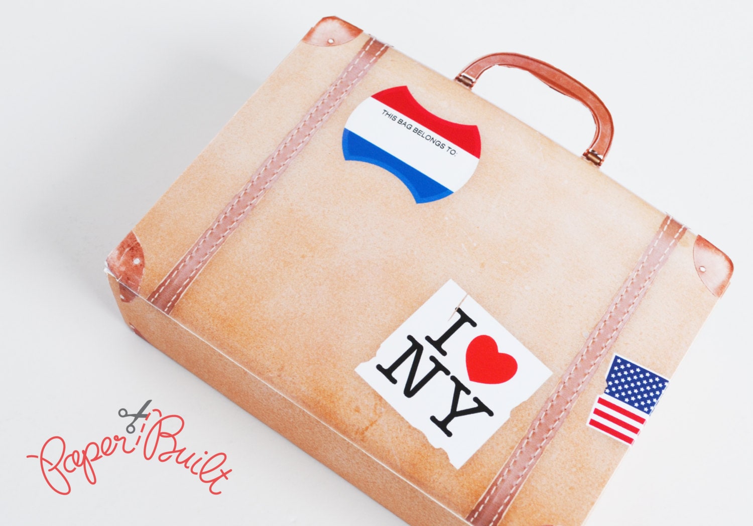 Vintage Suitcase Favor Bag Gift Bag Party Favor Suitcase Etsy