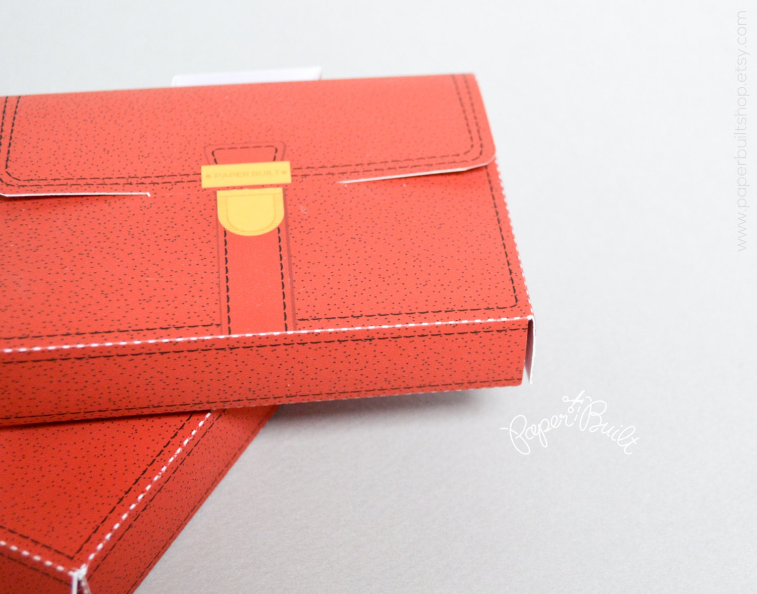 Briefcase Gift Card Box PDF, DIY Favor Box With Editable Coupon ...