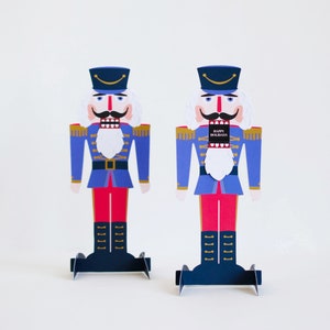 Cartão de Natal do Quebra-Nozes, Cartão de Natal exclusivo, Cartão de Natal do Soldado Quebra-Nozes, Cartão interativo para lareira de Natal, Natal clássico