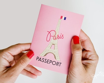 Paris Passport Invitation, Rendez-vous de Paris, Ooh la la, Paris Party, Paris Baby Shower, French Party, Parisienne, Paris Bridal Shower