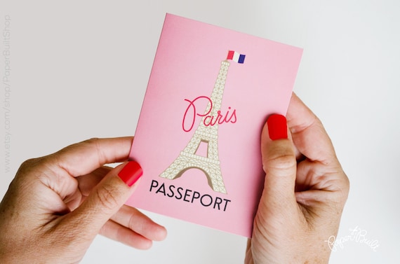 Paris Passport Invitation, Rendez-vous de Paris, Ooh la la, Paris Party, Paris Baby Shower, French Party, Parisienne, Paris Bridal Shower Il_570xn