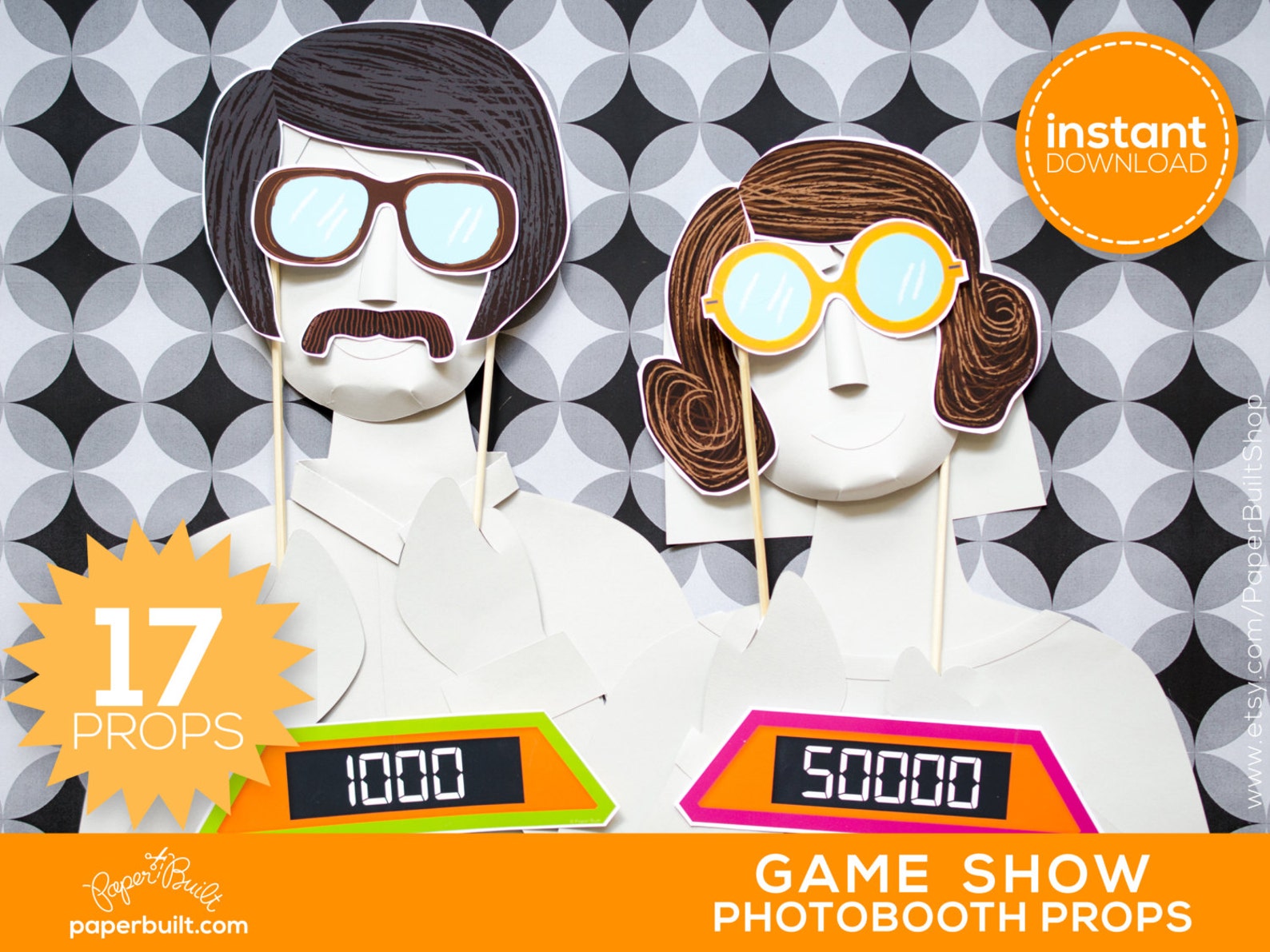 Game Show Photo Booth Props Photobooth Props Television Etsy