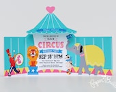 Circus Tent Invitation Printable Circus Invite Carnival - Etsy
