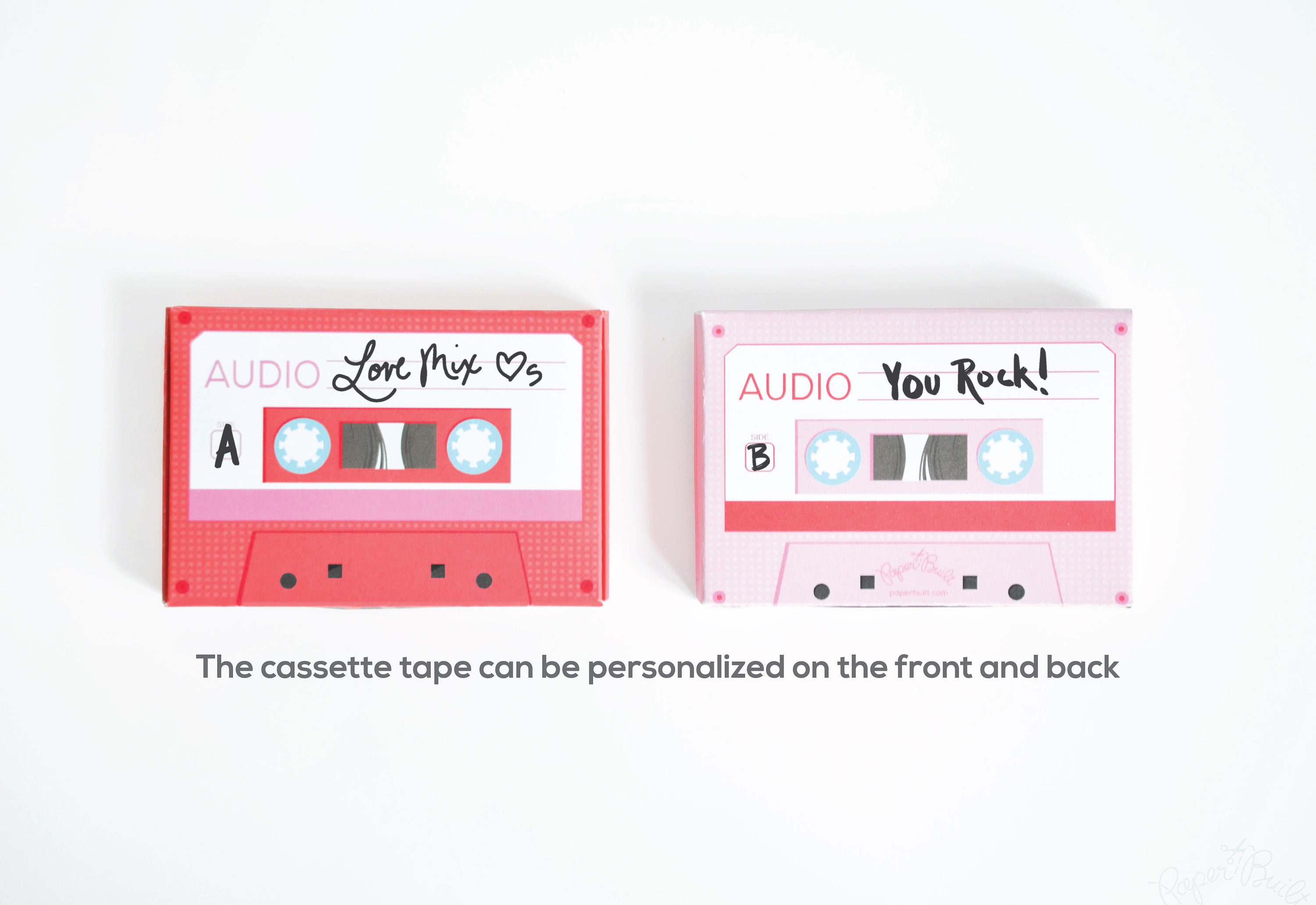 Valentine Cassette Tape Gift Card Holder 1980s Valentine 80s Etsy