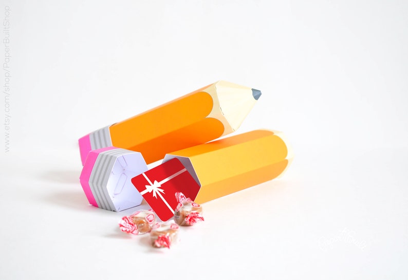 Pencil Gift Card Holder Back to School Occasion Bin Teacher Etsy