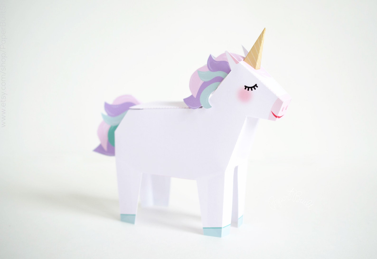 Printable Unicorn Favor Boxes Printable Unicorn Favor Boxes