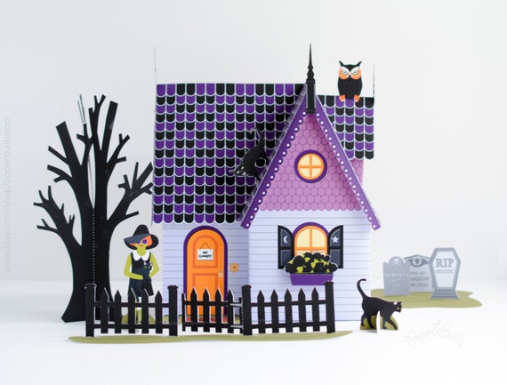 haunted house dollhouse kit
