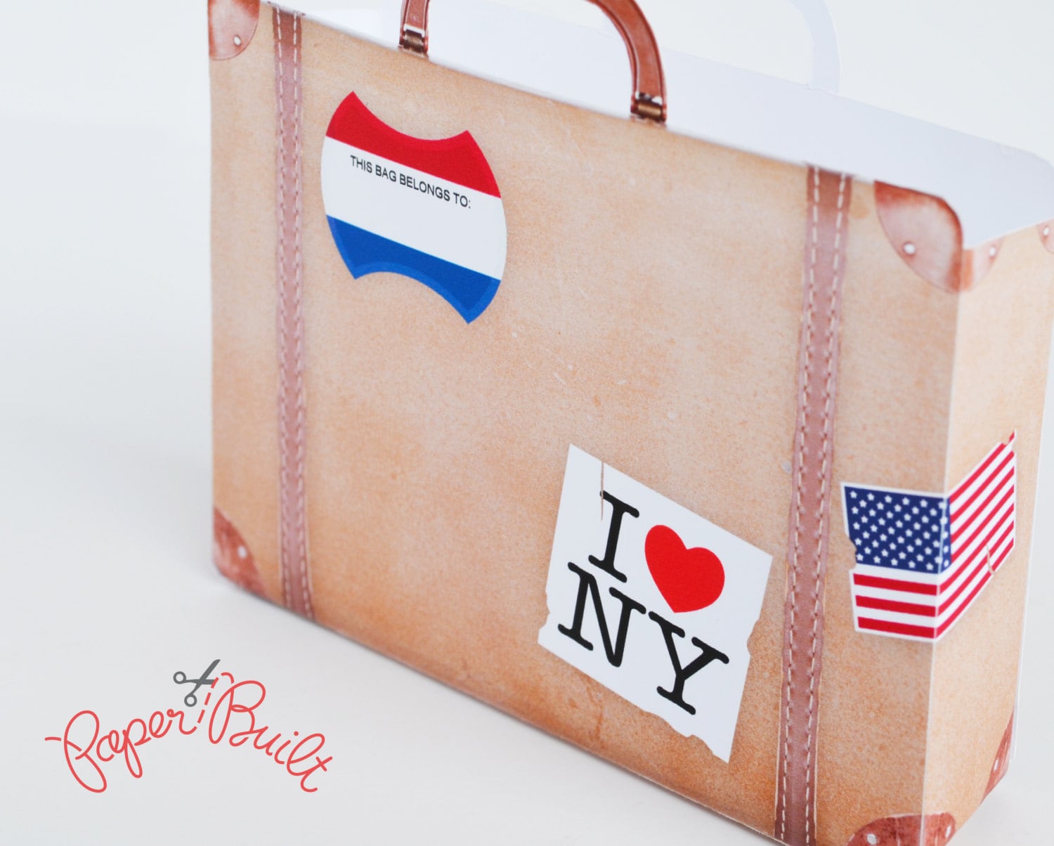 Vintage Suitcase Favor Bag Gift Bag Party Favor Suitcase Etsy