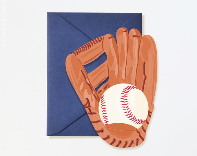 Great Catch Baseball Mitt Card – Sports Greeting for Birthday, Love