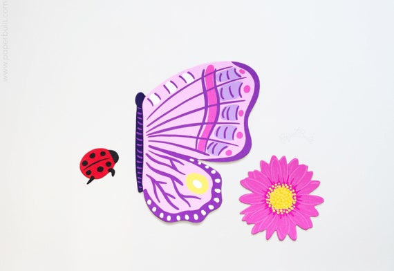 Butterfly Birthday Invitation, Butterfly Party, Butterfly Baby Shower Invite, Die-cut Invitation Il_570xn